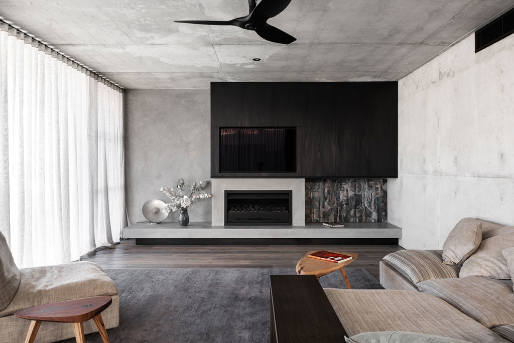 Vodka Palace, a luxurious concrete cave by MARCUS BROWNE architect