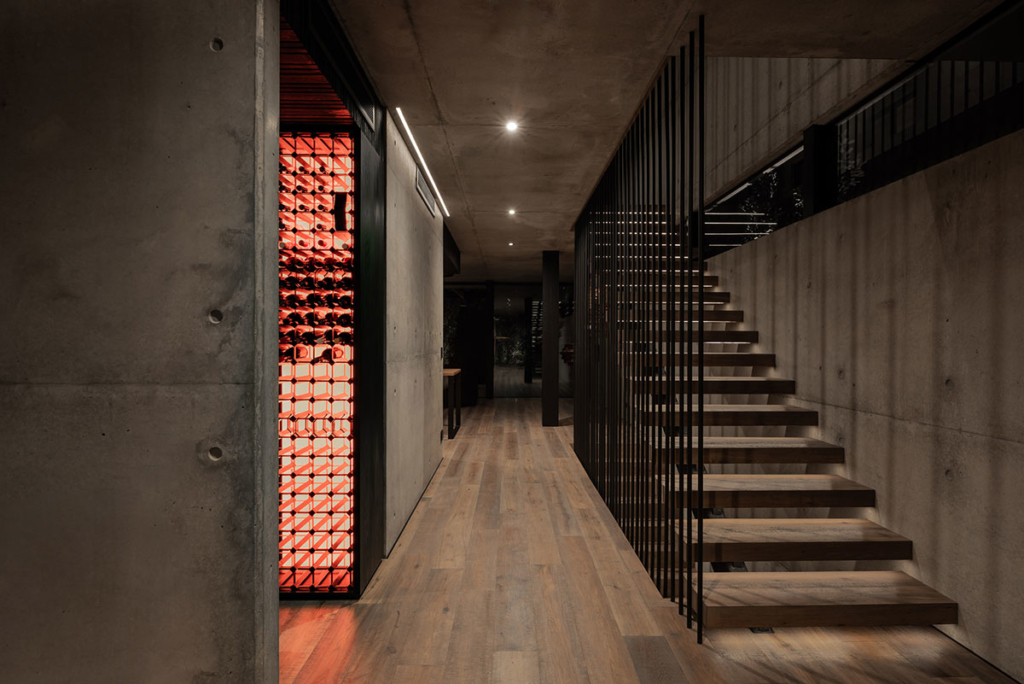 Vodka Palace, a luxurious concrete cave by MARCUS BROWNE architect