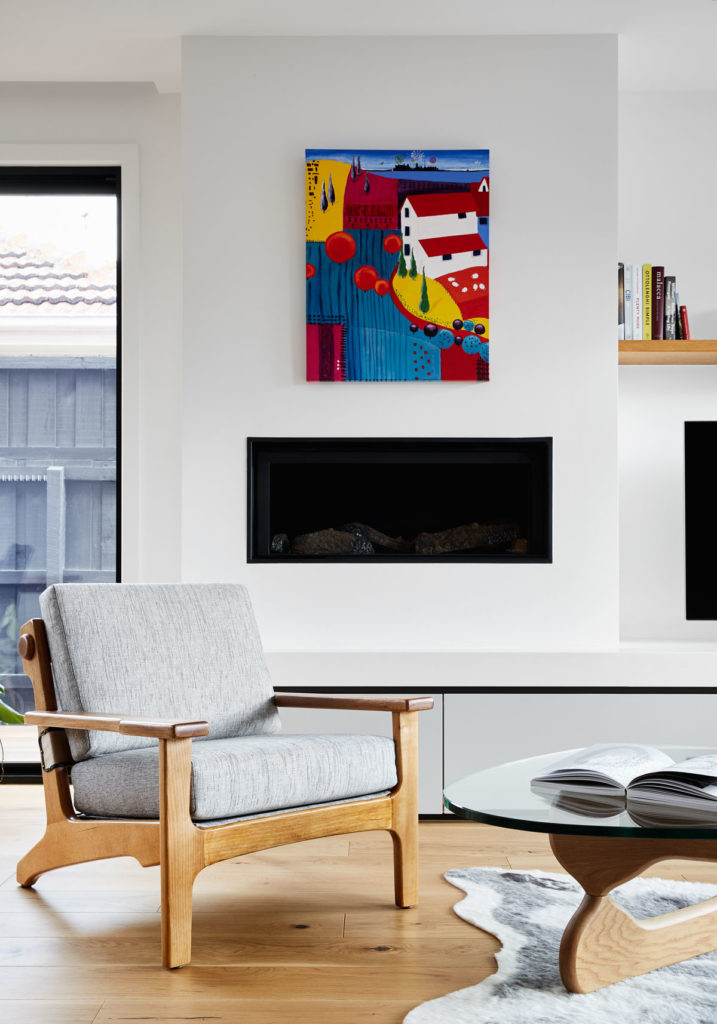 Living room, Brodecky House / Atlas Architects