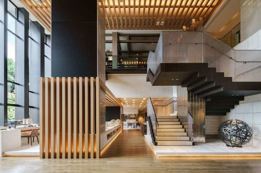 Four Seasons Hotel Kyoto " Brasserie " / Kokaistudios