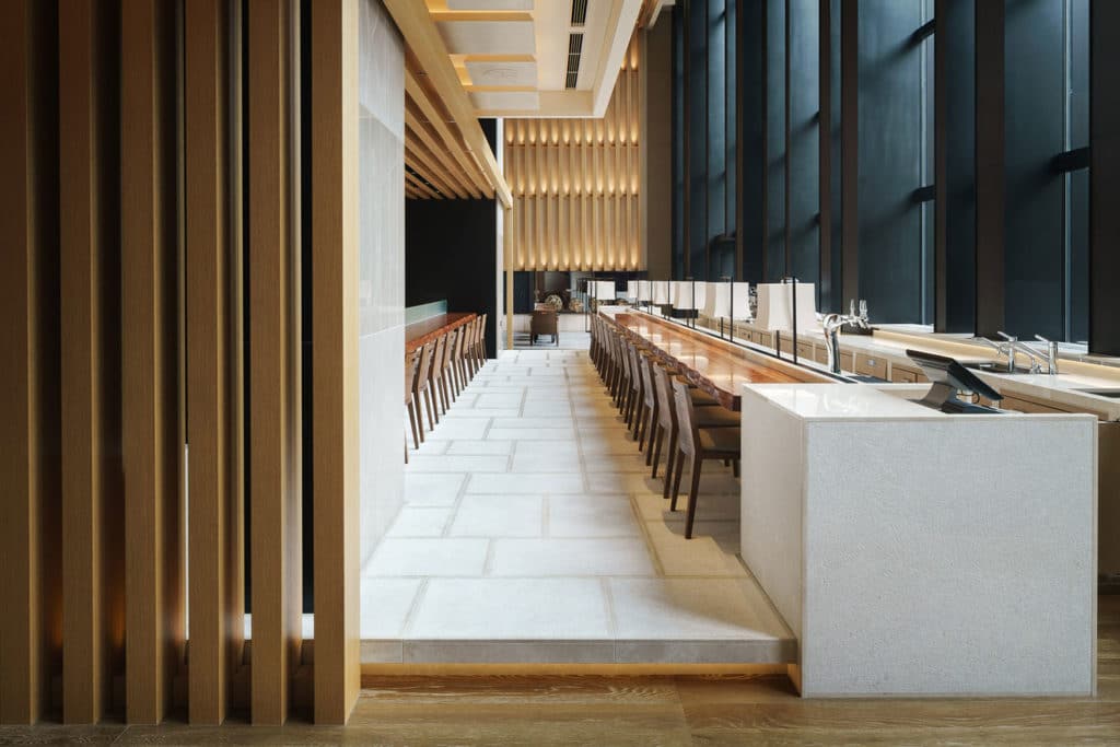 Four Seasons Hotel Kyoto " Brasserie " / Kokaistudios