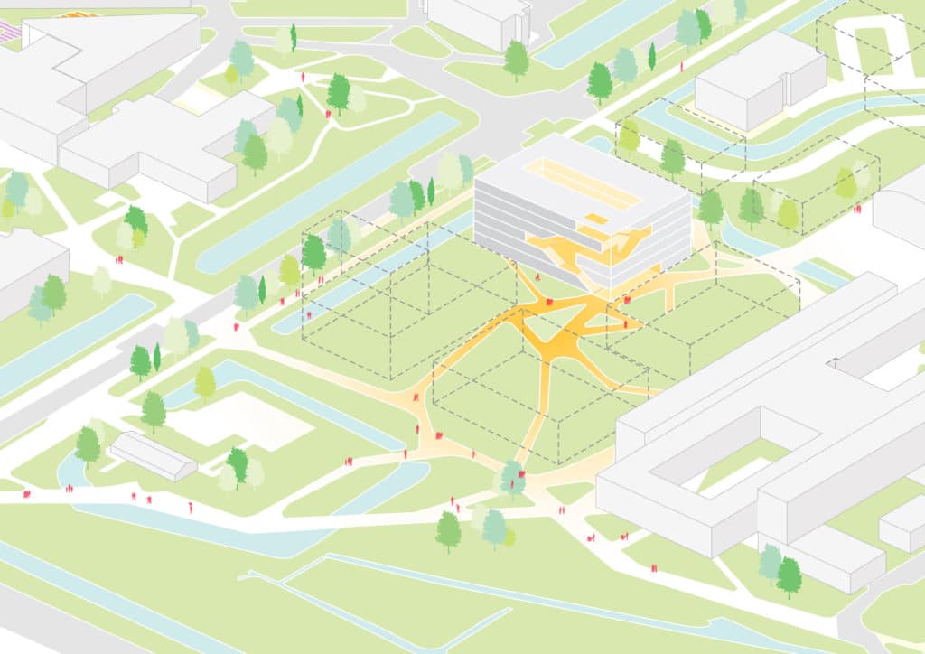 MVRDV Designs Sustainable Office and Laboratory Complex for Amsterdam Science Park