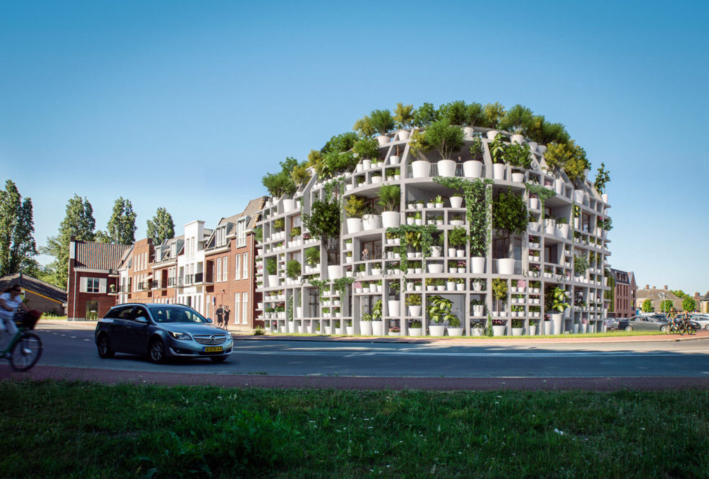 MVRDV’s “Green Villa” Is a Corner Residential Building Covered in Plants