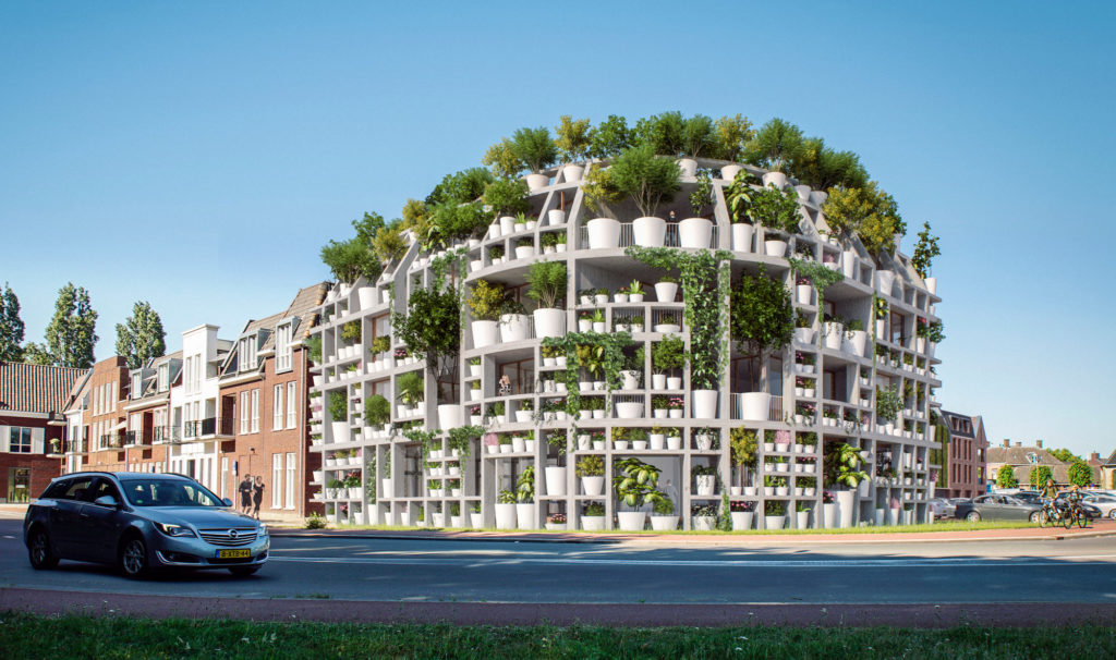MVRDV’s “Green Villa” Is a Corner Residential Building Covered in Plants