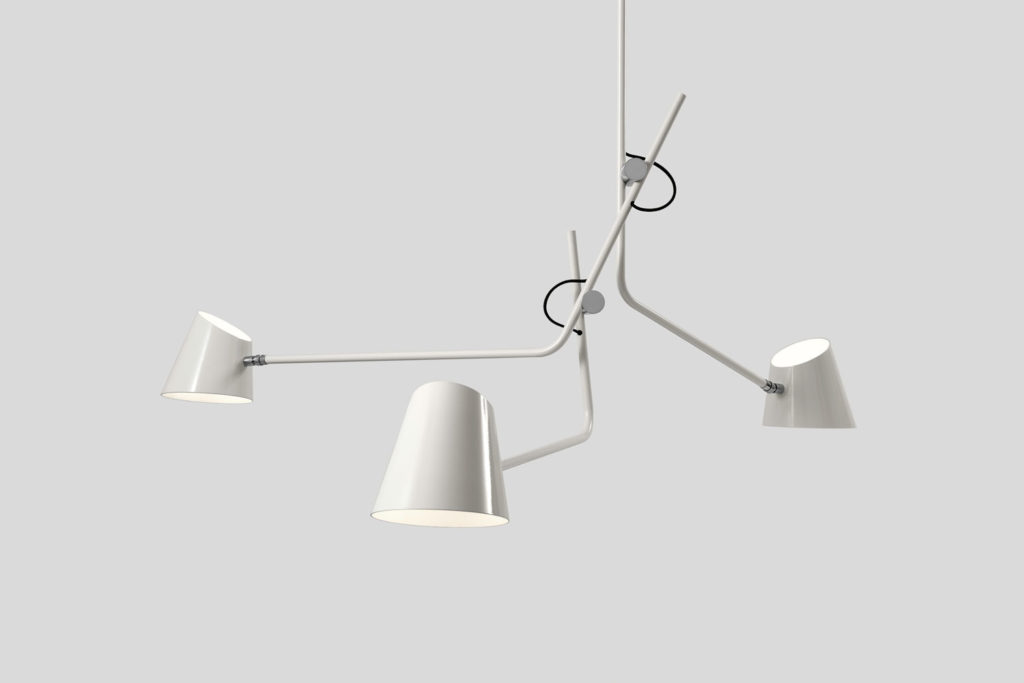 Hartau Triple Light Grey and Chrome details