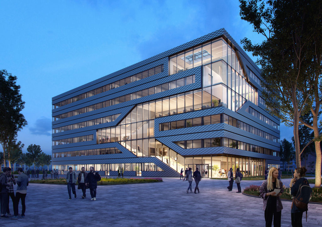 MVRDV Designs Sustainable Office and Laboratory Complex for Amsterdam Science Park