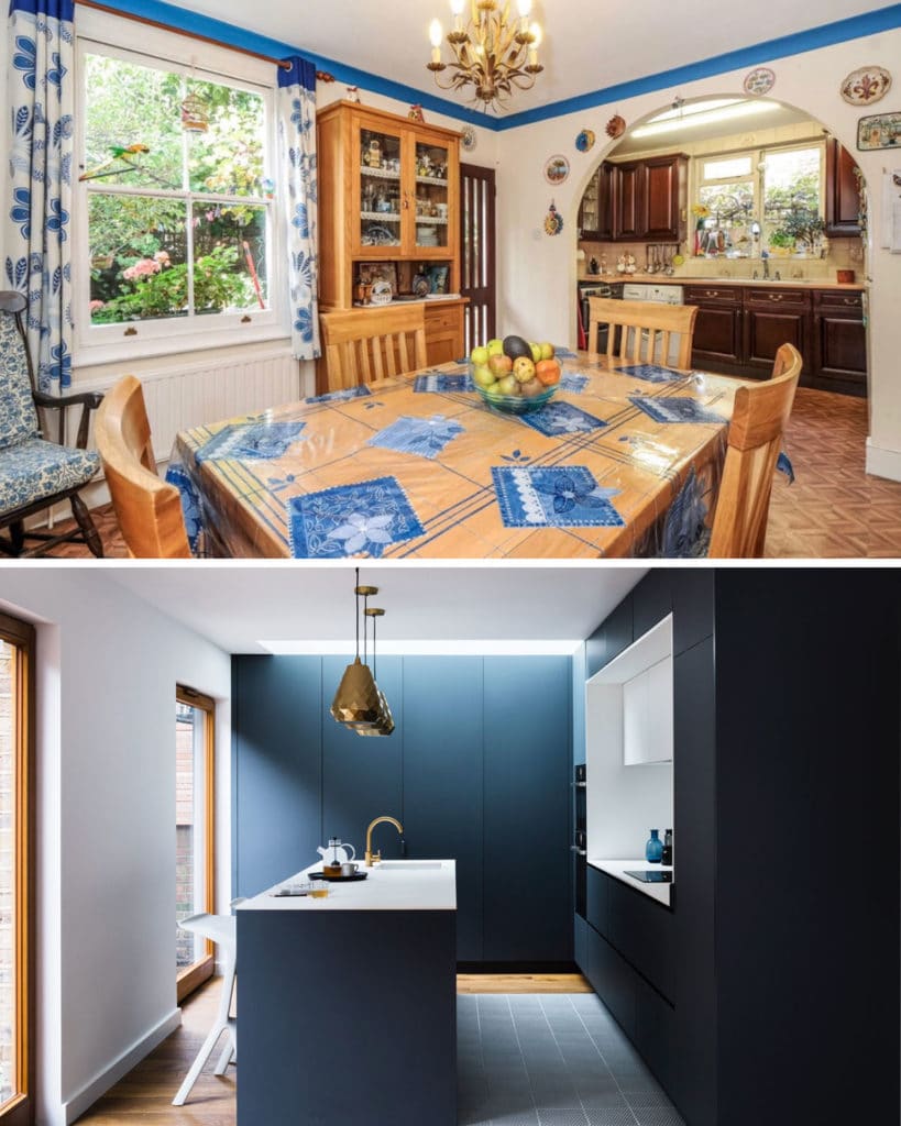 Kitchen: Before and After