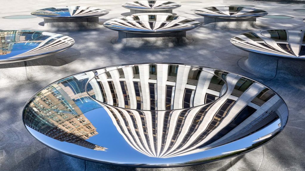 Apple reopened its landmark Fifth Avenue store, located on the corner of Central Park
