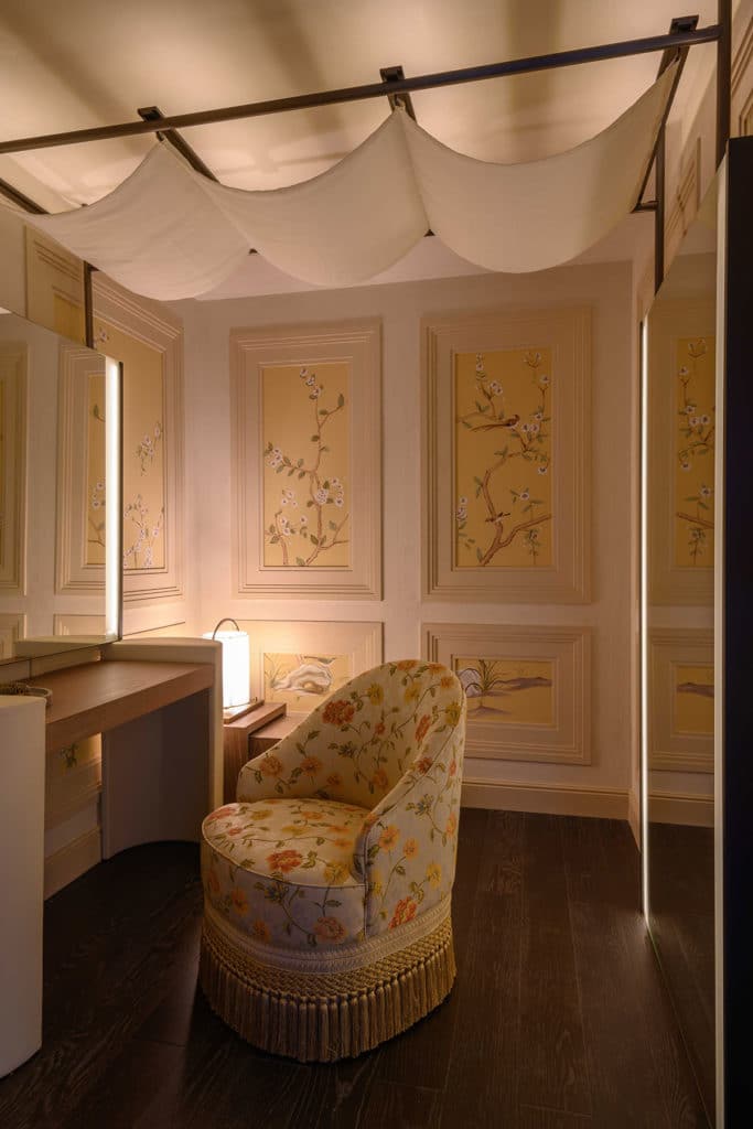 Second floor make-up room