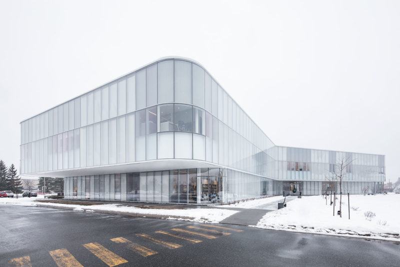 Drummondville Public Library by Chevalier Morales Architectes