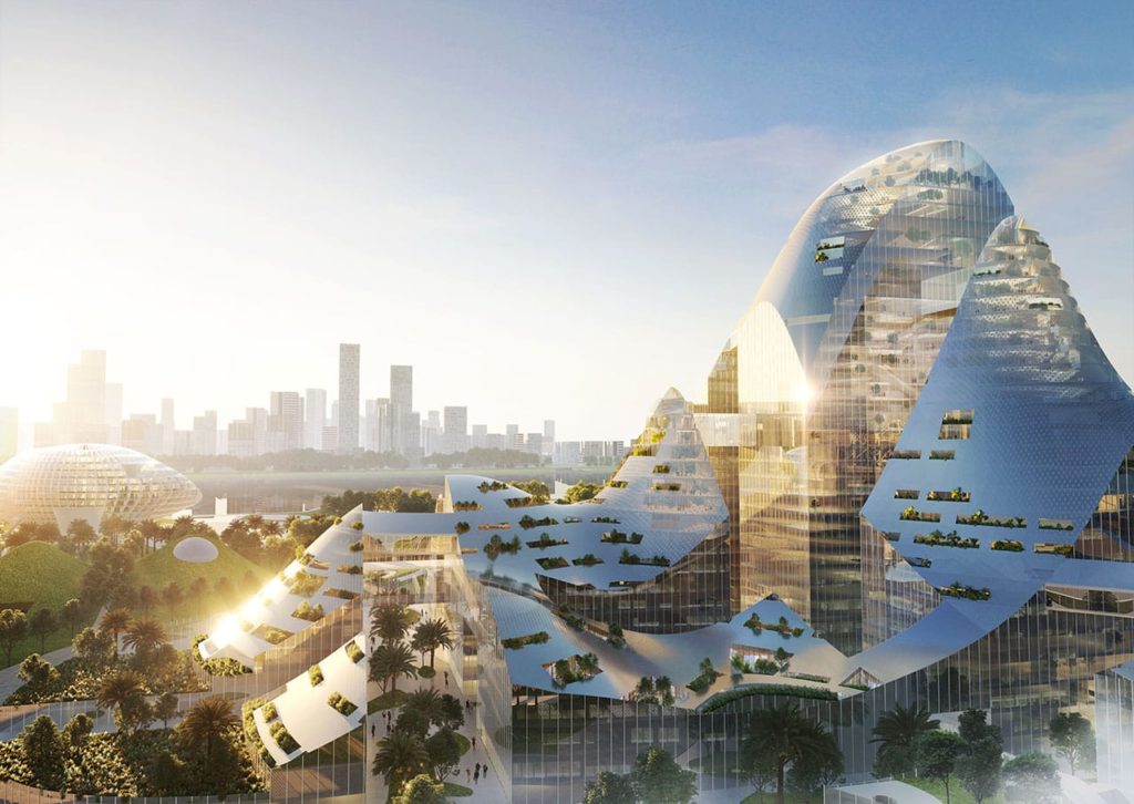 MVRDV reveals their entry for Tencent Campus Competition