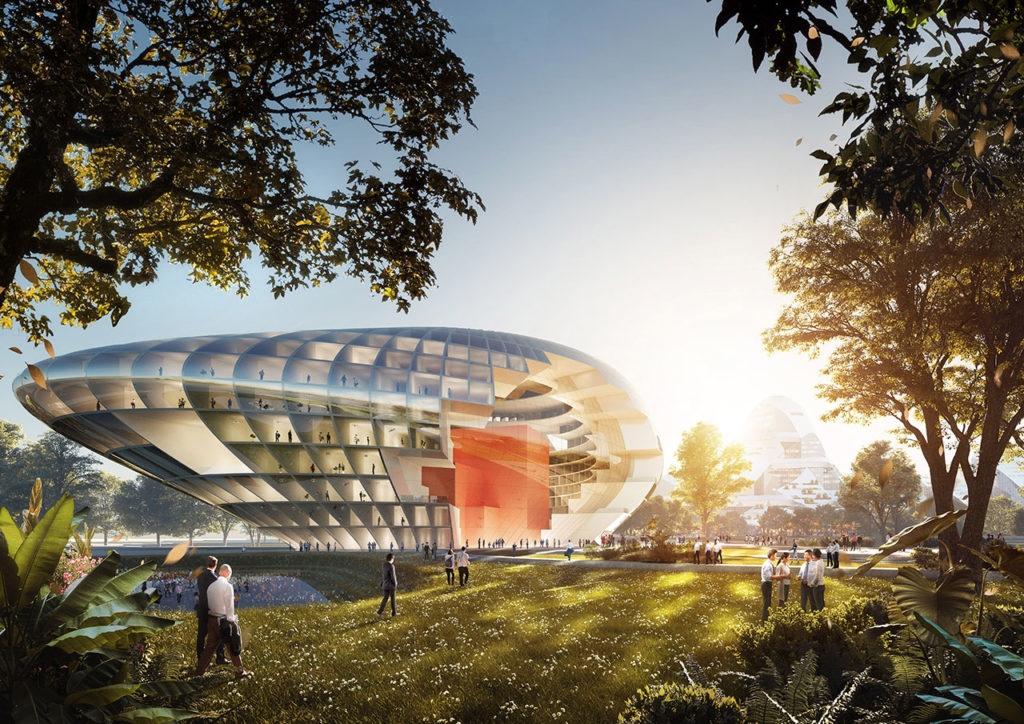 MVRDV reveals their entry for Tencent Campus Competition