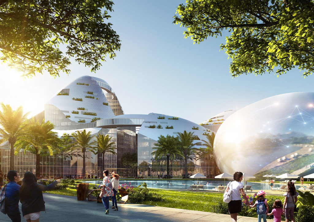 MVRDV reveals their entry for Tencent Campus Competition