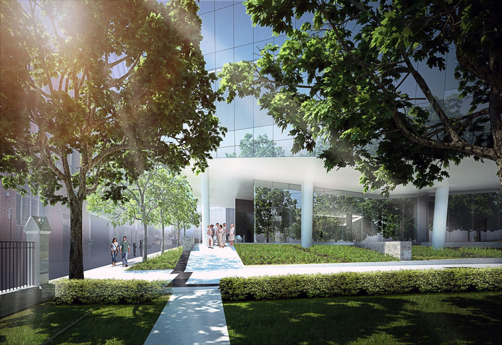 Park and commemoration of the vestiges of Saint Bridget’s Refuge