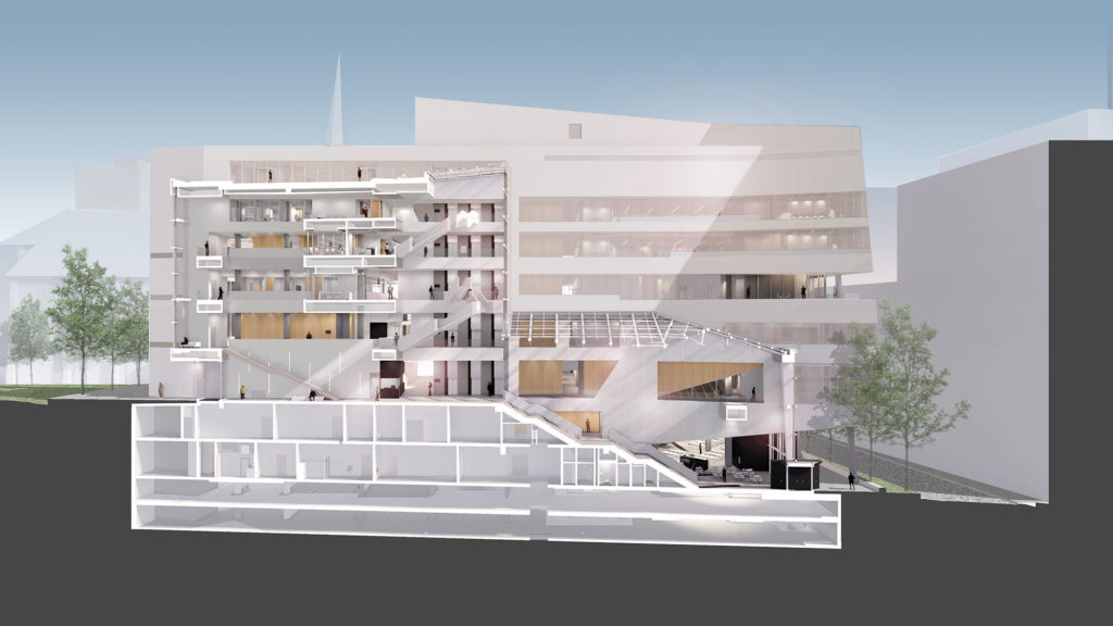 Longitudinal Section, North – South