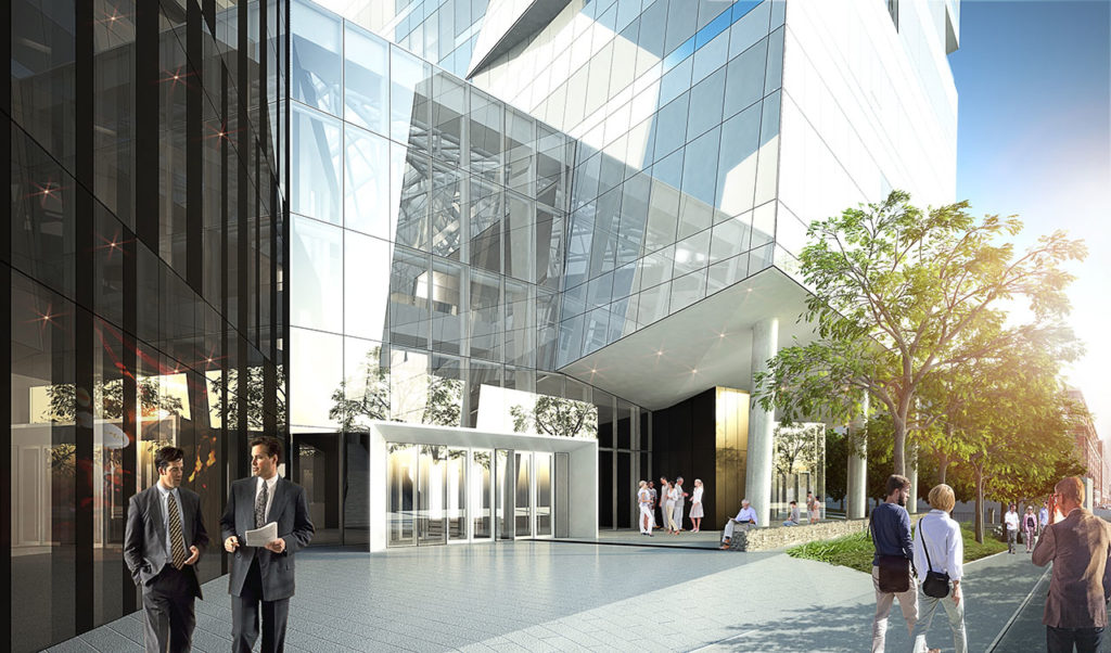 Entrance on De La Gauchetière Street