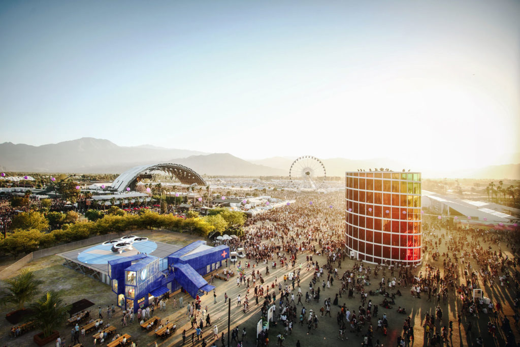 Facilitating access to temporary events - Coachella Festival