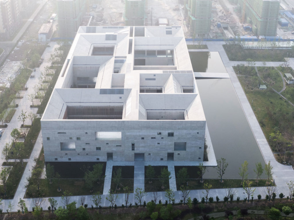 Shou County Culture and Art Center by Studio Zhu-Pei