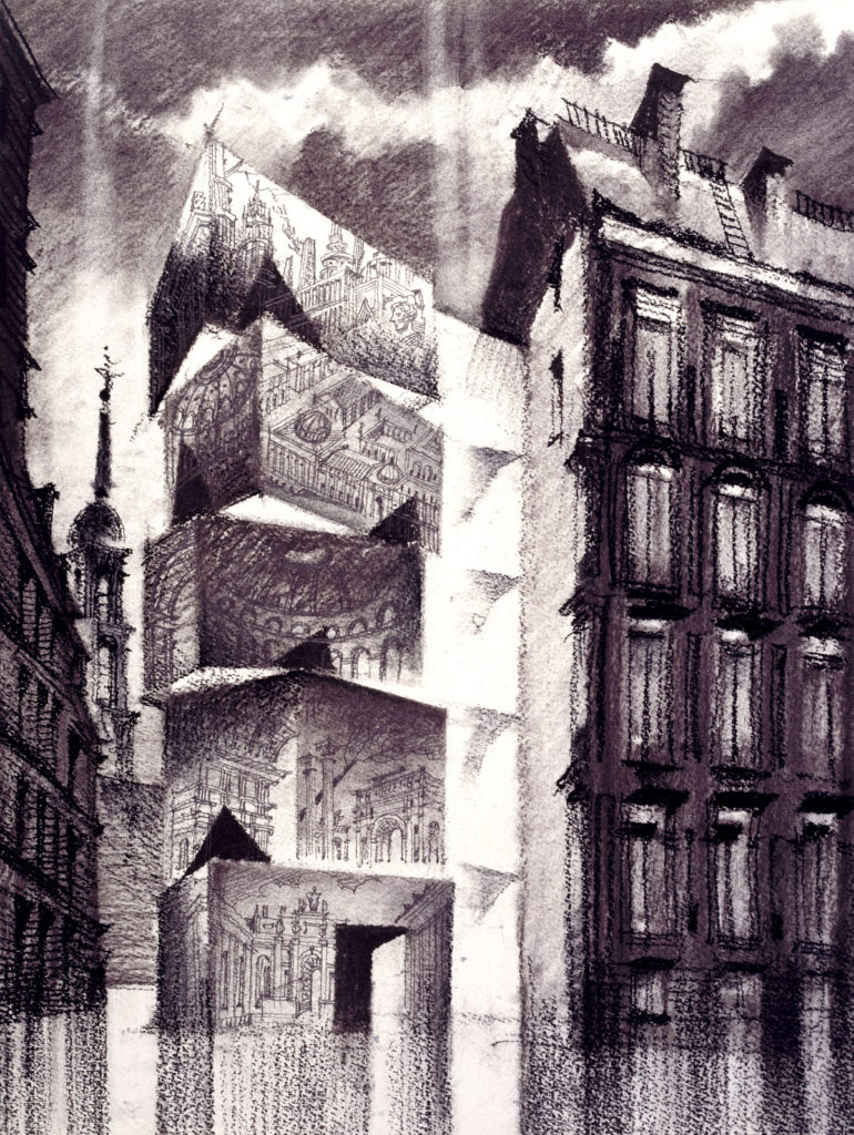 Fantasy about a Museum for Architectural Drawing