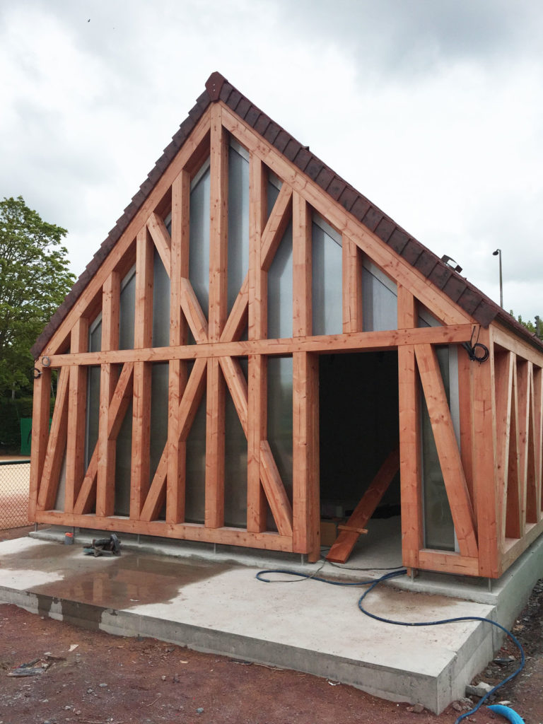 Garden Tennis Club of Cabourg by Lemoal Lemoal Architectes