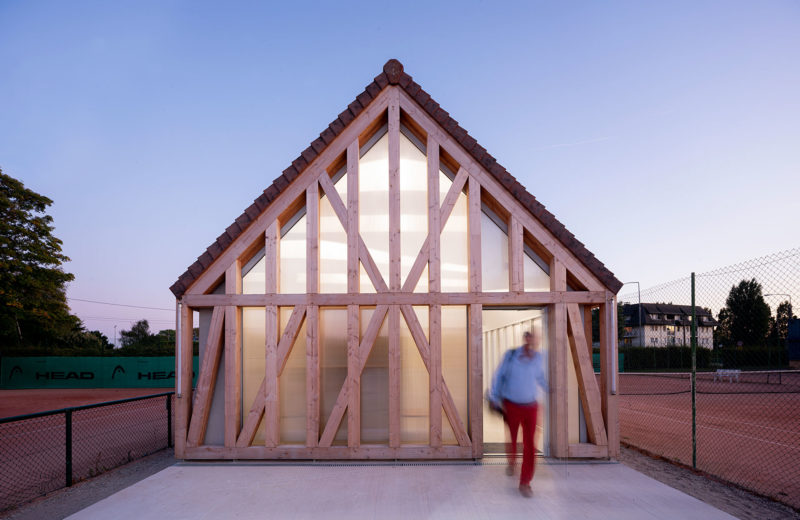 Garden Tennis Club of Cabourg by Lemoal Lemoal Architectes