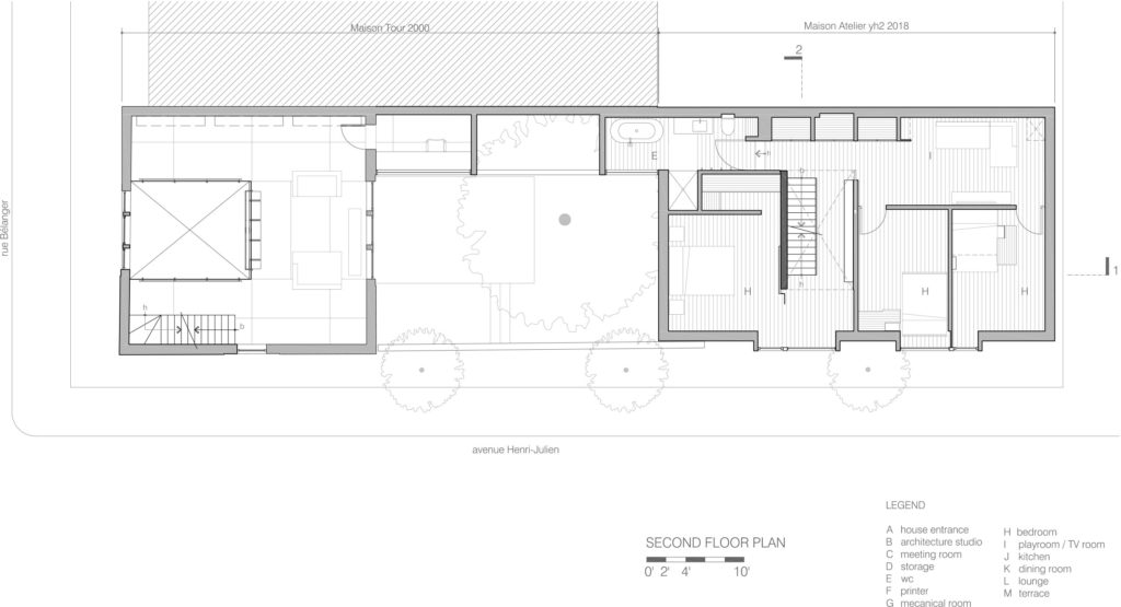 Second floor plan