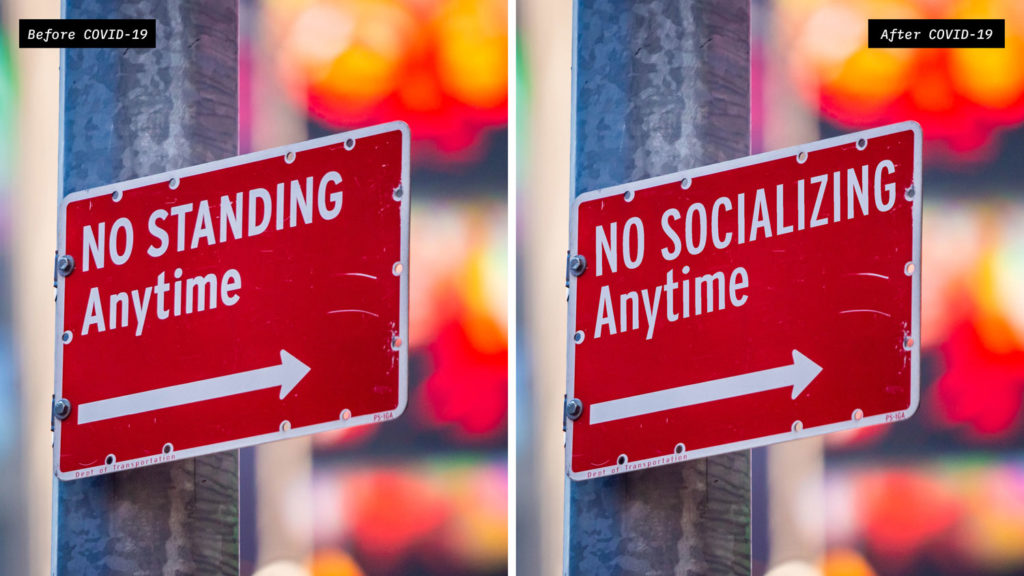 Street Signs For A Socially Distant Era