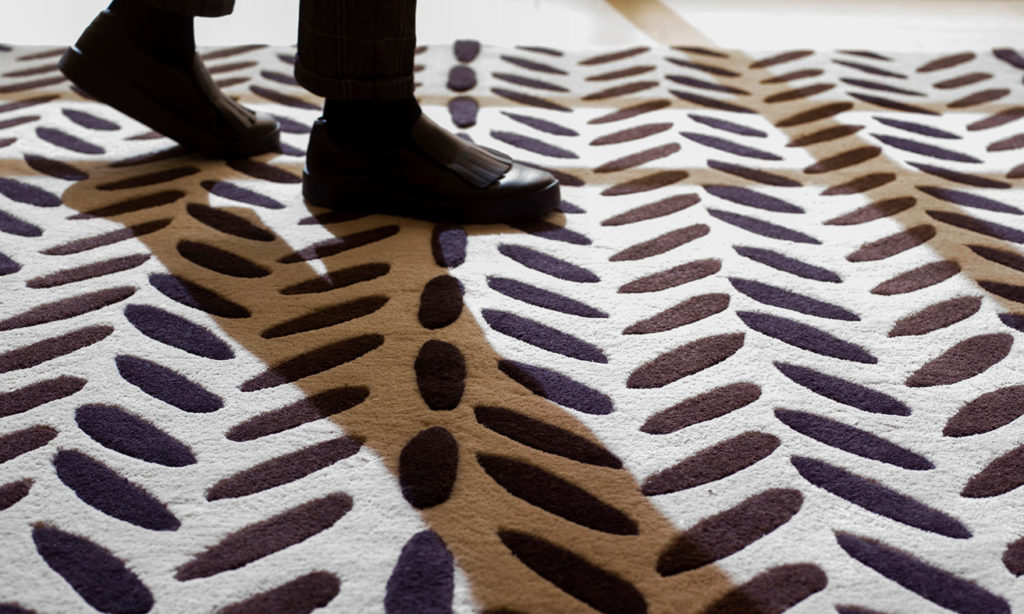 Pedres rug collection is inspired by centuries of architectural history