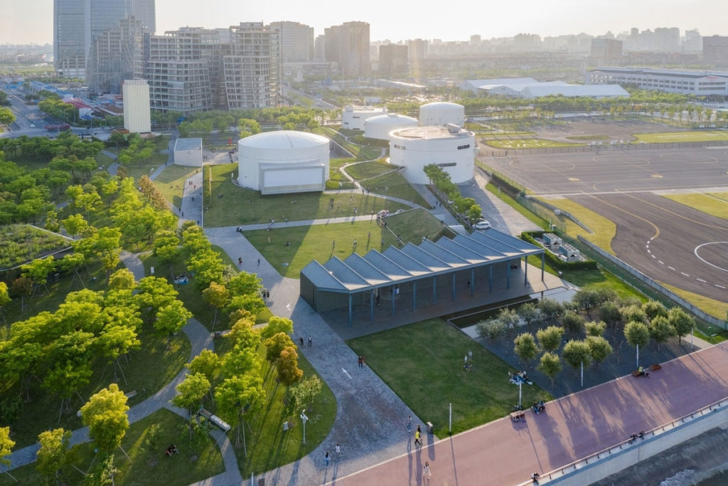 Bird's Eye View of Urban Forest and Project Space