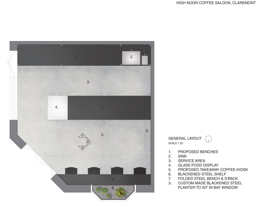 High Noon Coffee Saloon by Robeson Architects