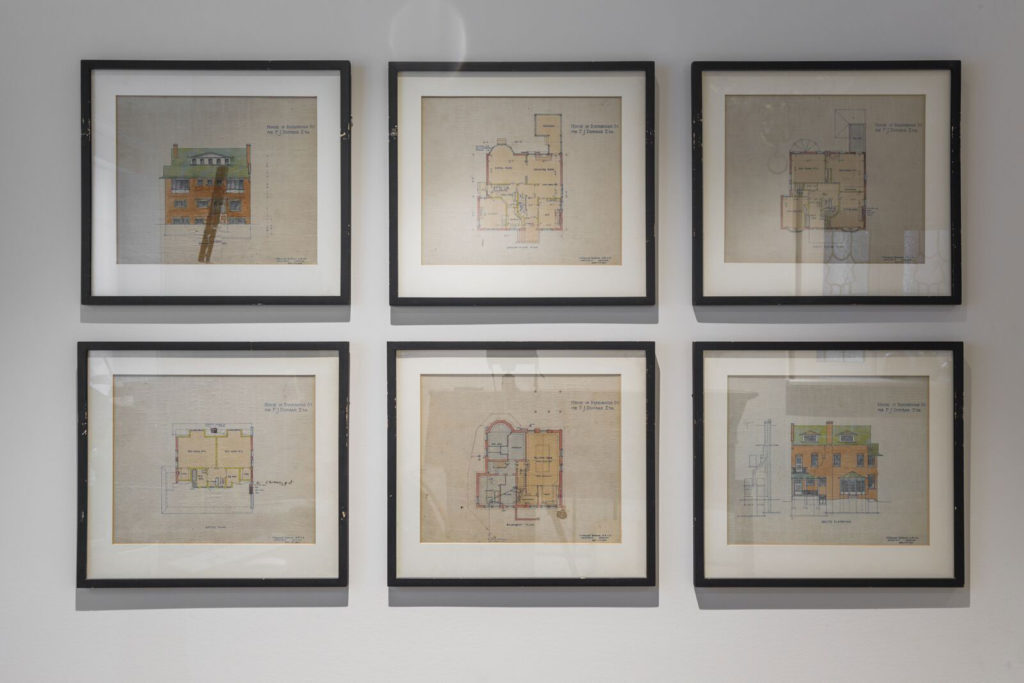 Original plans of Magnolia house by Hamilton Townsend, 1904