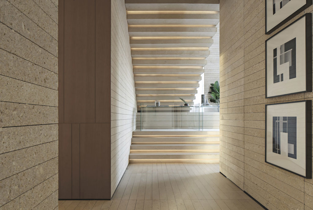 Details under stairs