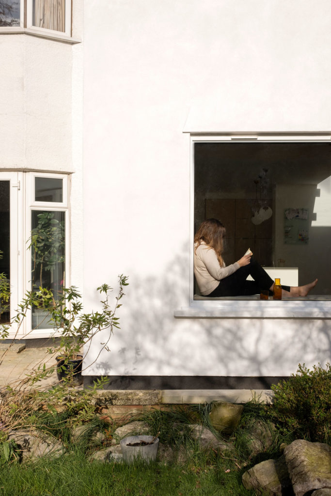 The Nook House - a window seat and subterranean wine cellar extension to a family home in London