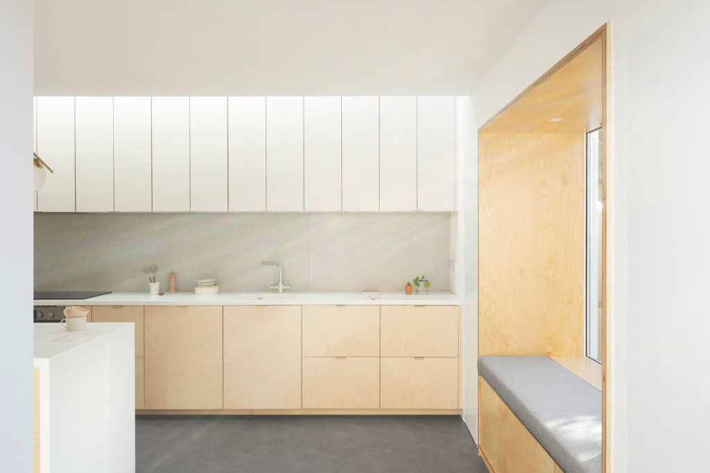 The Nook House - a window seat and subterranean wine cellar extension to a family home in London