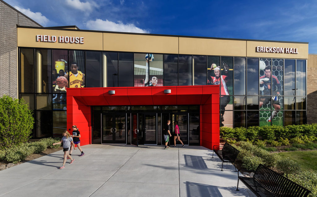 Waubonsee Community College Fieldhouse by Cordogan Clark