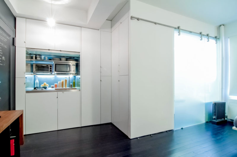 Park Avenue Mini Studio - a redesigned 220-square-foot space in New York City