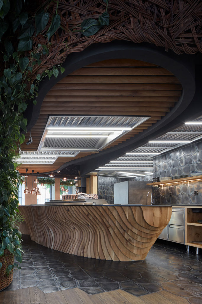 STK Restaurant, a Steak restaurant housed in a former car repair shop