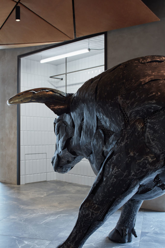 STK Restaurant, a Steak restaurant housed in a former car repair shop