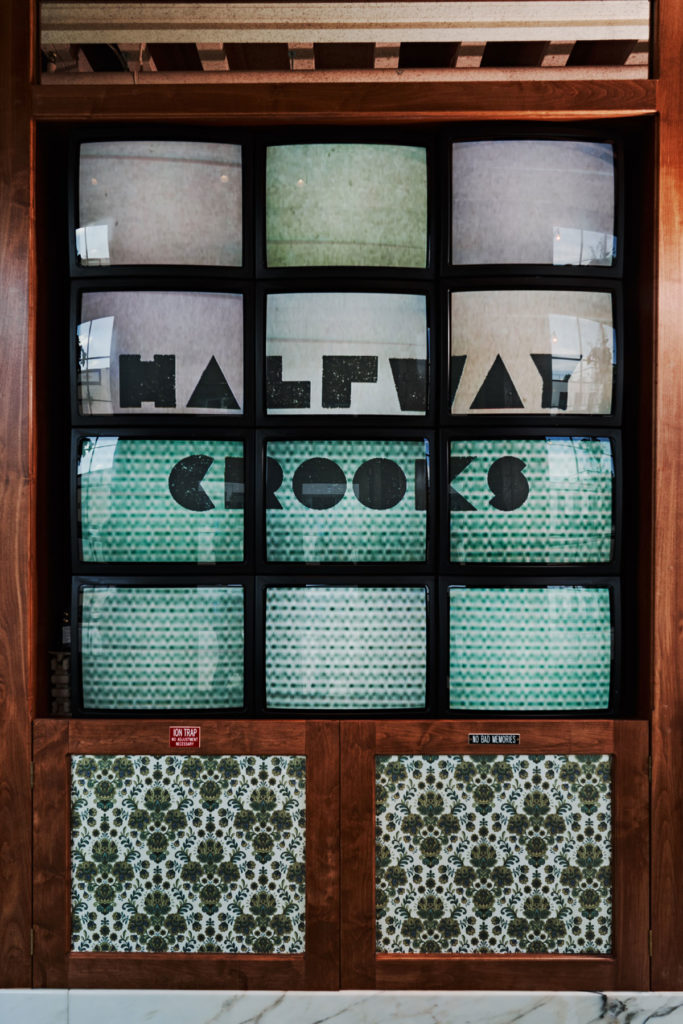 Halfway Crooks is a new craft brewery built in a century-old brick building