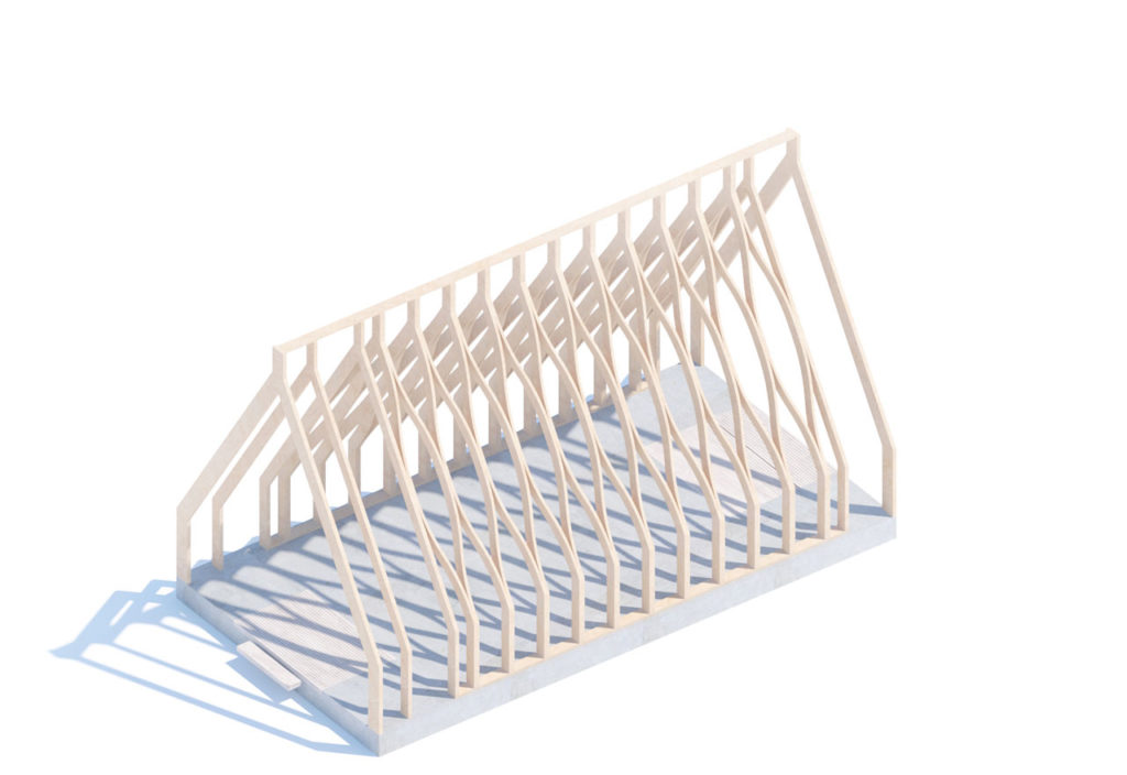 Tervajärvi forest chapel by NOAN