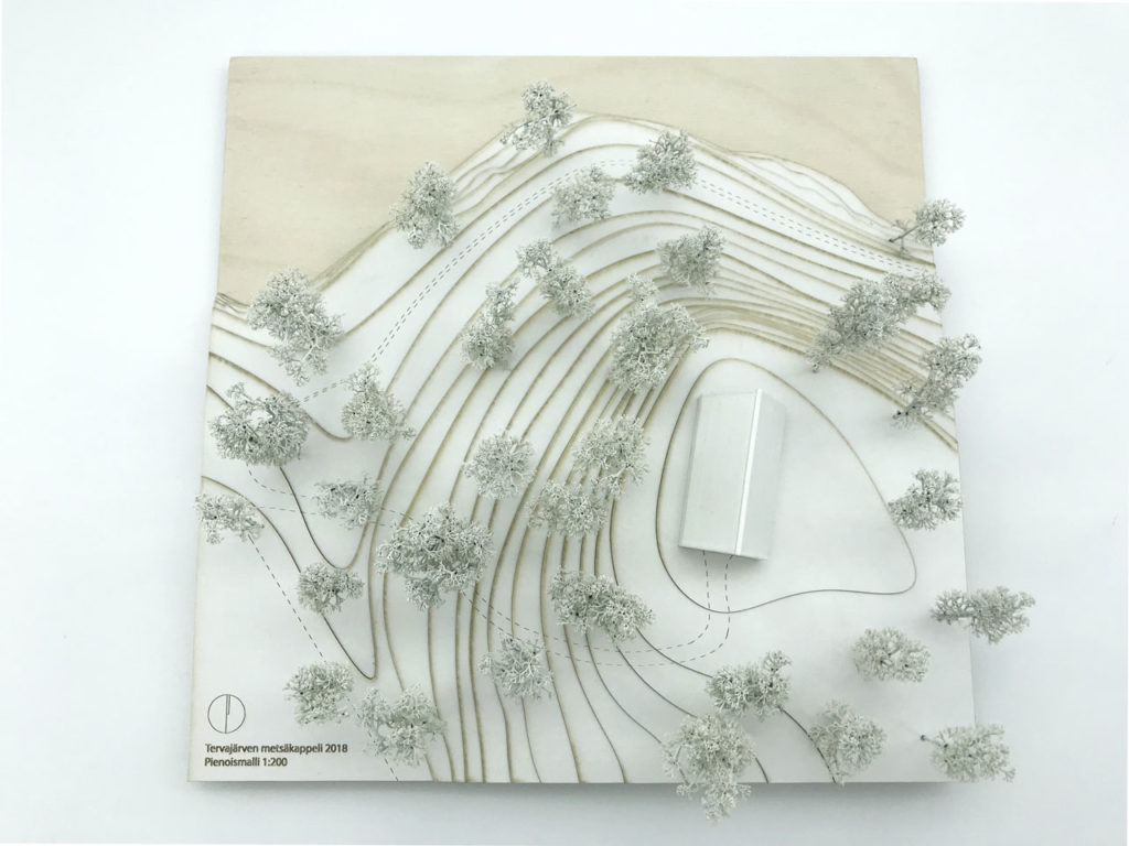 Tervajärvi forest chapel by NOAN