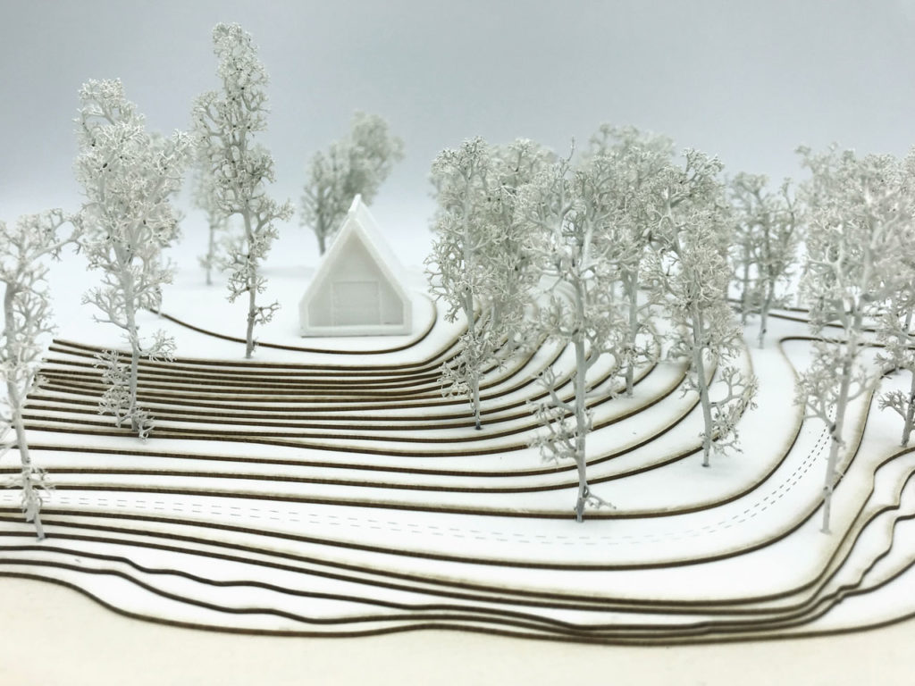 Tervajärvi forest chapel by NOAN