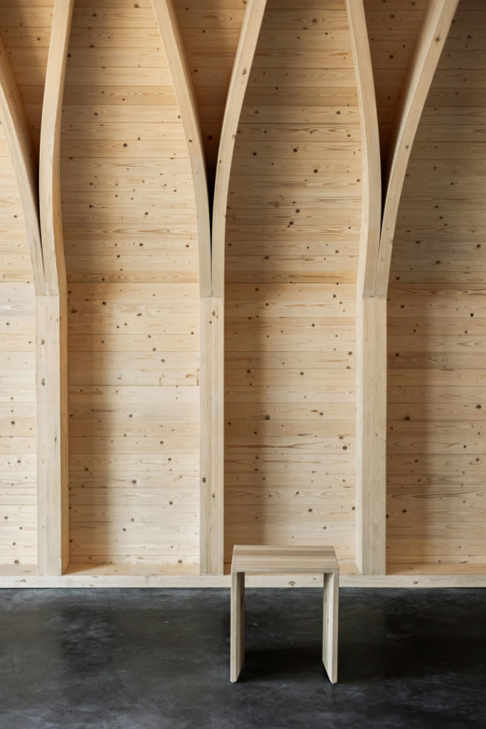 Tervajärvi forest chapel by NOAN