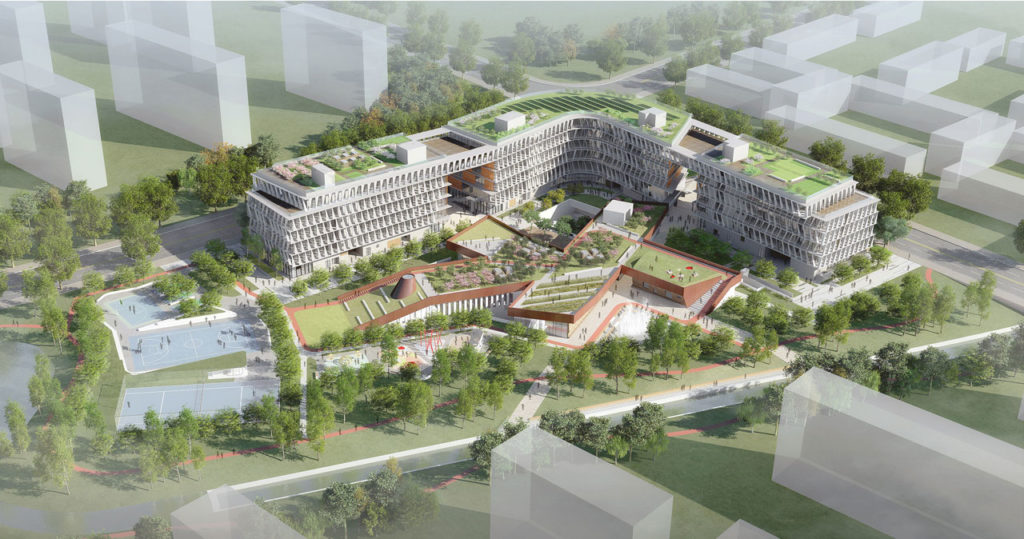 Pukou Community Centre by BAU Brearley Architects + Urbanists