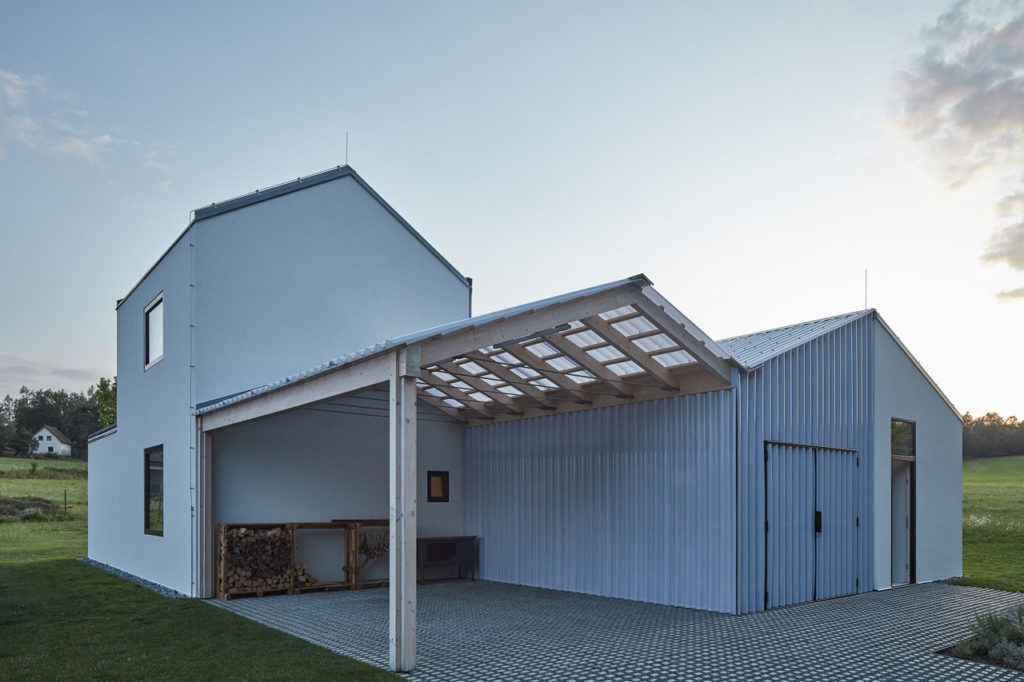 House in a field by DDAANN