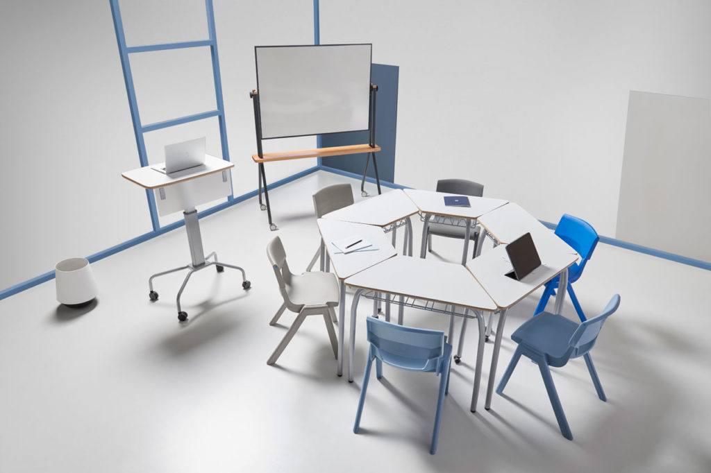 Alegre Design redefines school furniture to meet the needs of a safe and flexible educational environment