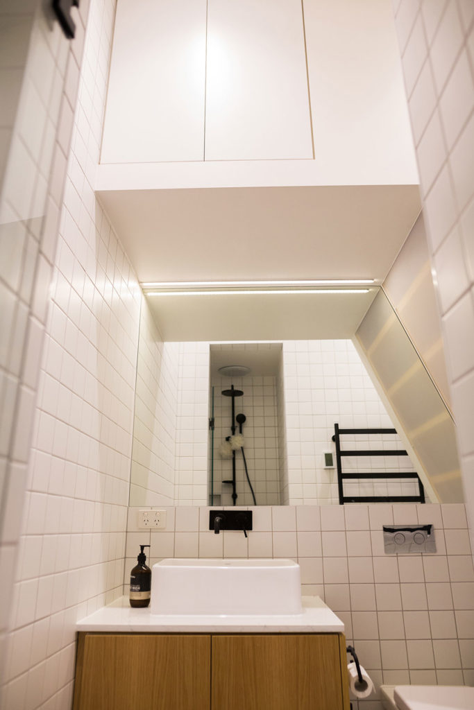 A Tiny Bathroom by Selborne Construction