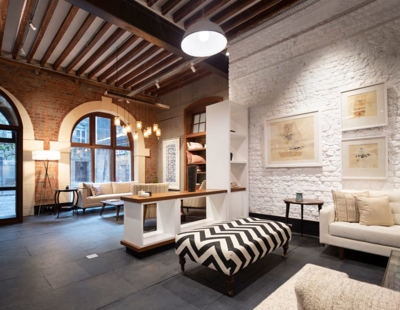 VIew towards the entrance