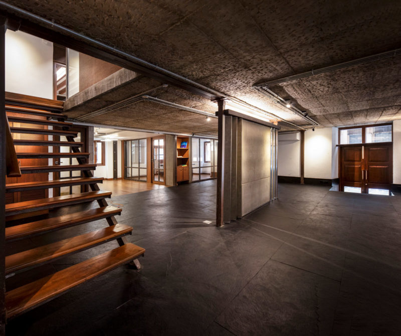 View towards the cabin