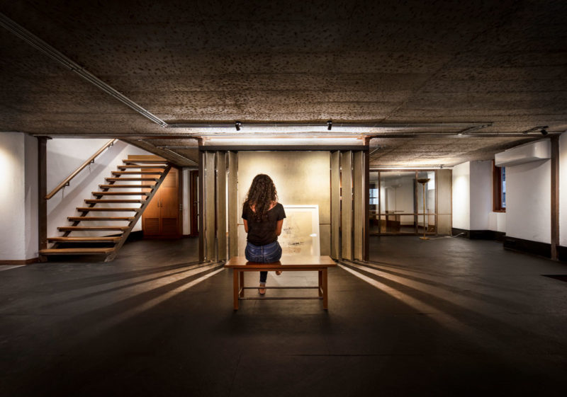 View beneath the mezzanine
